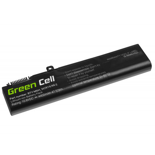 Green Cell Laptop Battery BTY-M6H for MSI GE62 GE63 GE72 GE73 GE75 10.8V 4400mAh Green Cell