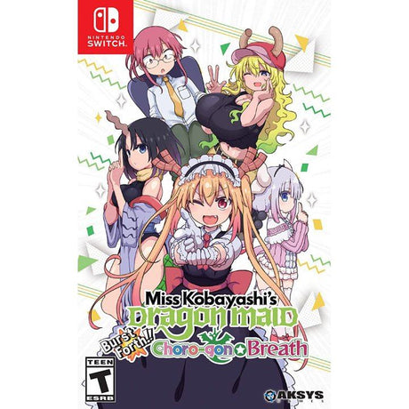 Miss Kobayashi’s Dragon Maid: Sakuretsu!! Chorogon Breath – omslag til Nintendo Switch