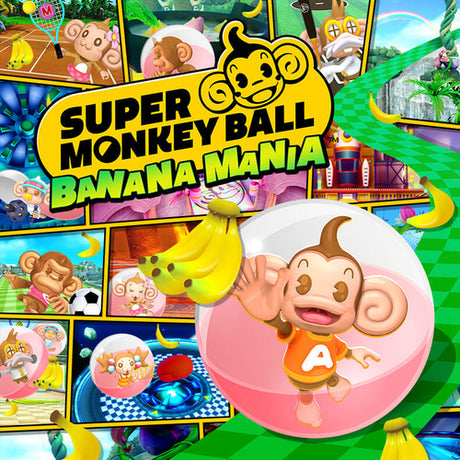Super Monkey Ball Banana Mania – PlayStation 4 – illustration og logo