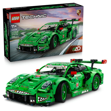 LEGO 42224 Technic Porsche 911 GT3 R REXY AO Racing Race Car, Construction Toy Lego
