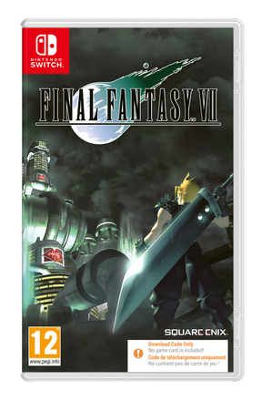 Final Fantasy VII Switch Code in a Box – Æske med downloadkode