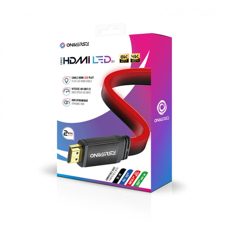 Oniverse - Hdmi Led Cable 8K - Red ONIVERSE