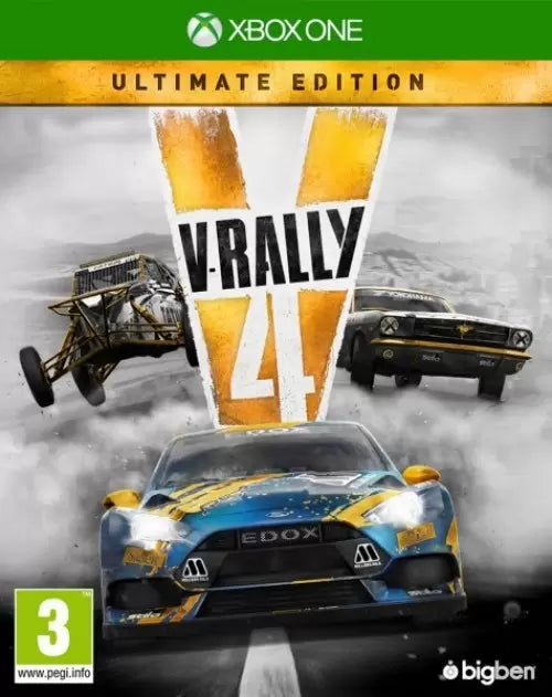 V-Rally 4 – Ultimate Edition – fransk/nederlandsk omslag – Xbox One – forside