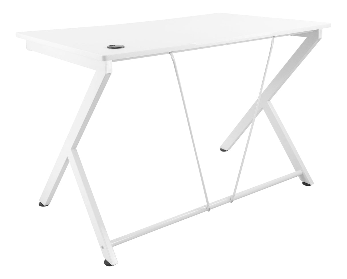 DELTACO GAM-055-W Gamingbord Stål - Vit
