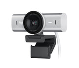 Logitech - MX Brio Ultra HD 4K Collaboration and Streaming Webcam - Pale Grey Logitech