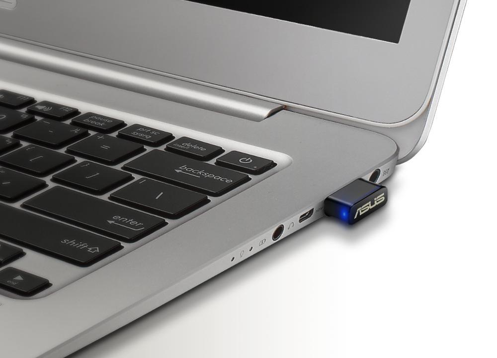 ASUS USB-AC53 Nano Wireless AC1200 USB 3.0 Adapter 802.11 a/b/g/n/ac 400/867Mbps ASUS