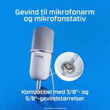 HyperX SoloCast Mikrofon Vit