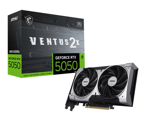 MSI GeForce RTX 5050 8G VENTUS 2X OC – emballage