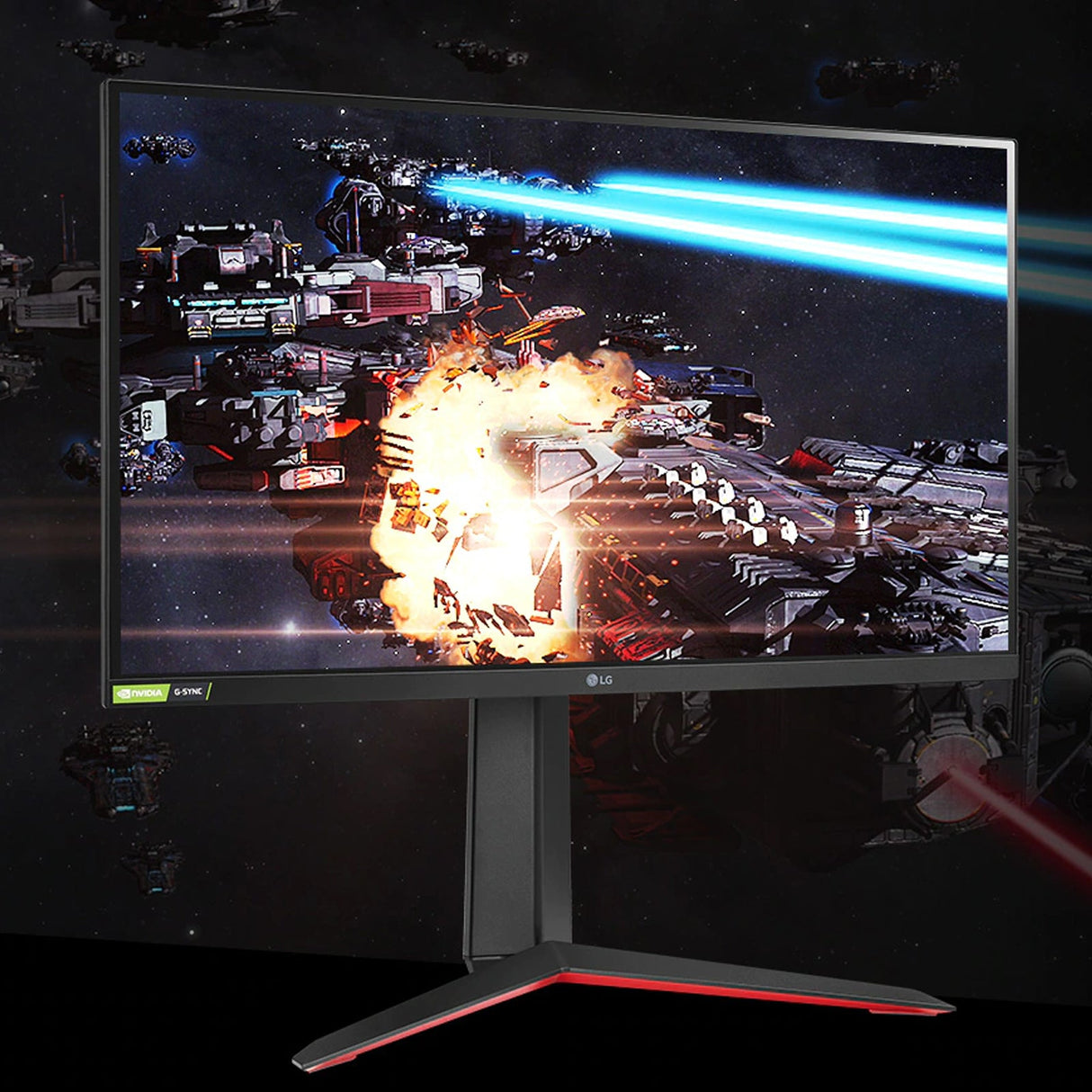 LG UltraGear 27GP850-B 27 2560 X 1440 HDMI DisplayPort 144Hz Pivot-skärm