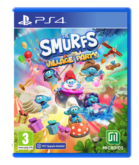 The Smurfs: Village Party – PlayStation 4 – spilomslag