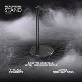 Headphone stand, black deltaco_gaming