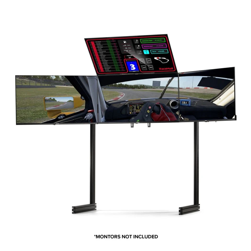Next Level Racing Elite Fristående Fyrskärmsstativ I Svart.