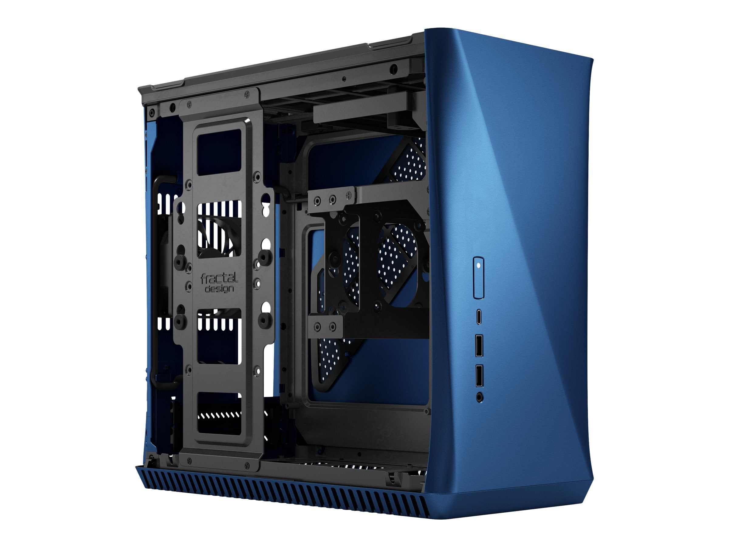 Fractal Design - ERA ITX - Cobalt/härdat glas