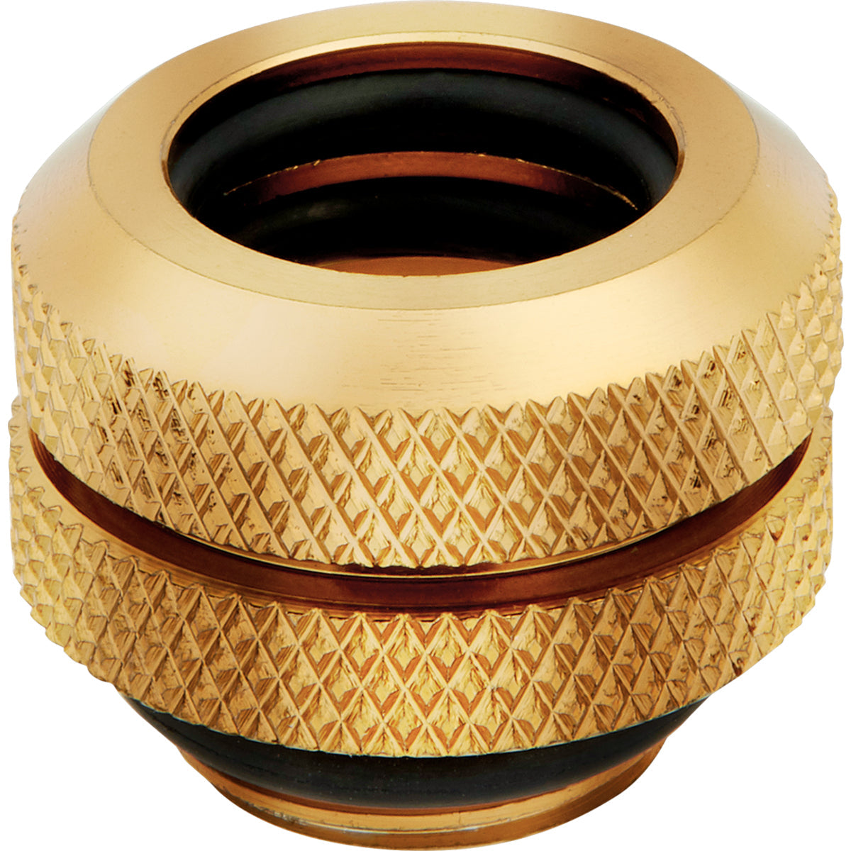 CORSAIR Hydro X Series XF Hardline 12 Mm OD Fitting Kylvätskesystem Anpassning 4-pack Guld