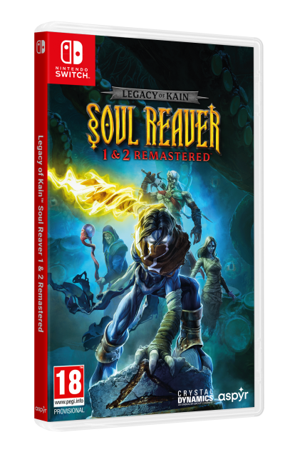 Legacy of Kain Soul Reaver 1 and 2 Remastered – Nintendo Switch – spilomslag