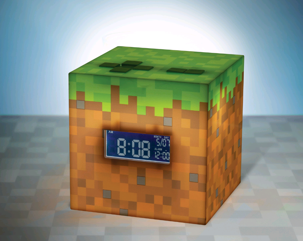Minecraft Klocka Med Alarm