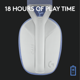 Logitech - G435 Lightspeed Wireless Gaming Headset - Vit