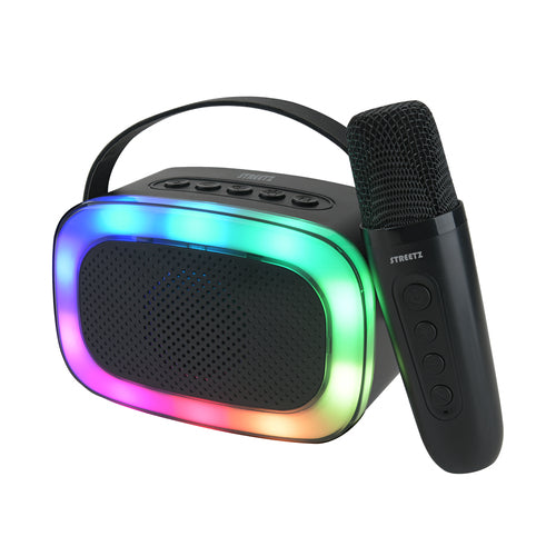 K100 Karaoke Speaker with microphone, 5W, black streetz