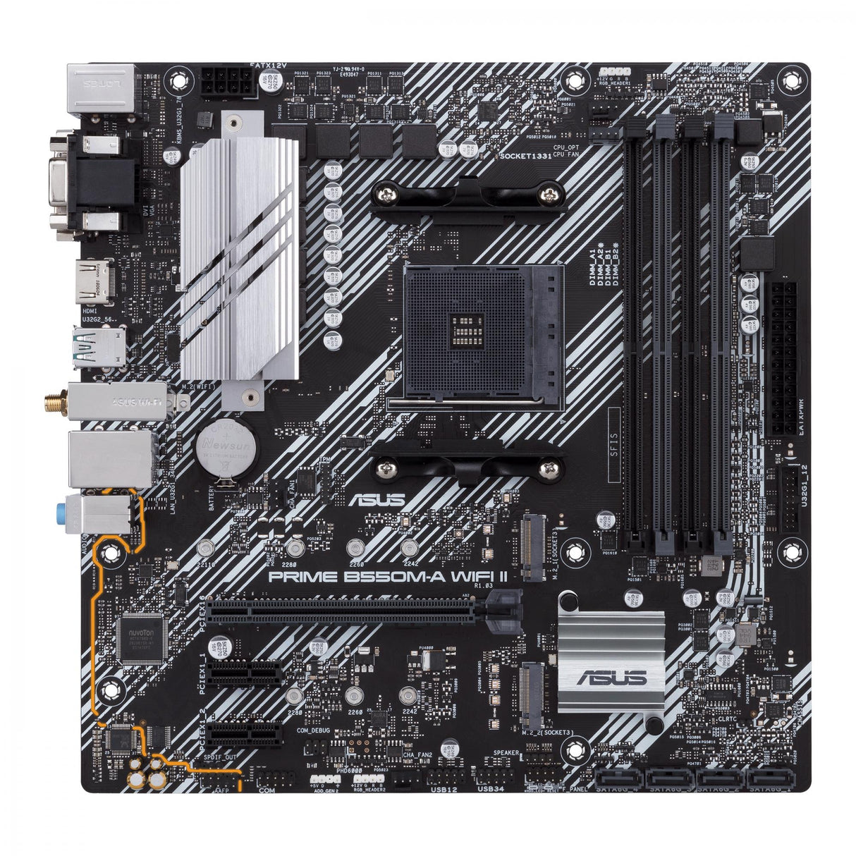 ASUS PRIME B550M-A (WI-FI) II (mATX, B550, AM4)