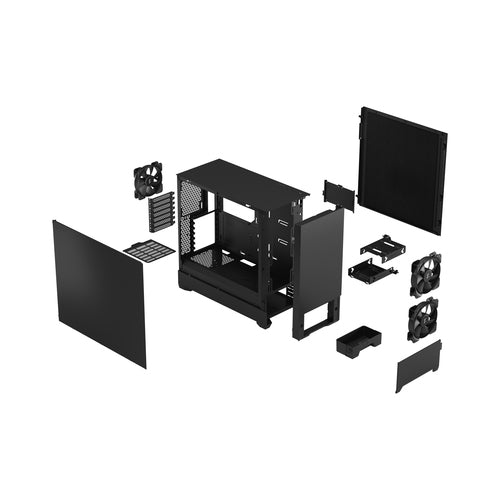 Midi Fractal Design Pop Silent Black Solid Fractal design