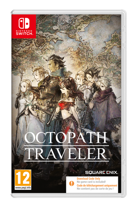 Octopath Traveler (Code in Box) – Nintendo Switch – æske med downloadkode