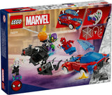 LEGO 76279 Marvel Super Heroes Spider-Man&#039;s Racing Car &amp;amp; Venom Green Goblin Construction Toy