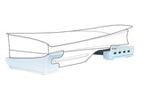 Nacon Horizontal Hub Station RGB/USB Hub, Vit PS5 Slim