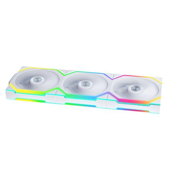 Lian Li UNI FAN SL Trådlös, 3-pack, Vit - 120mm