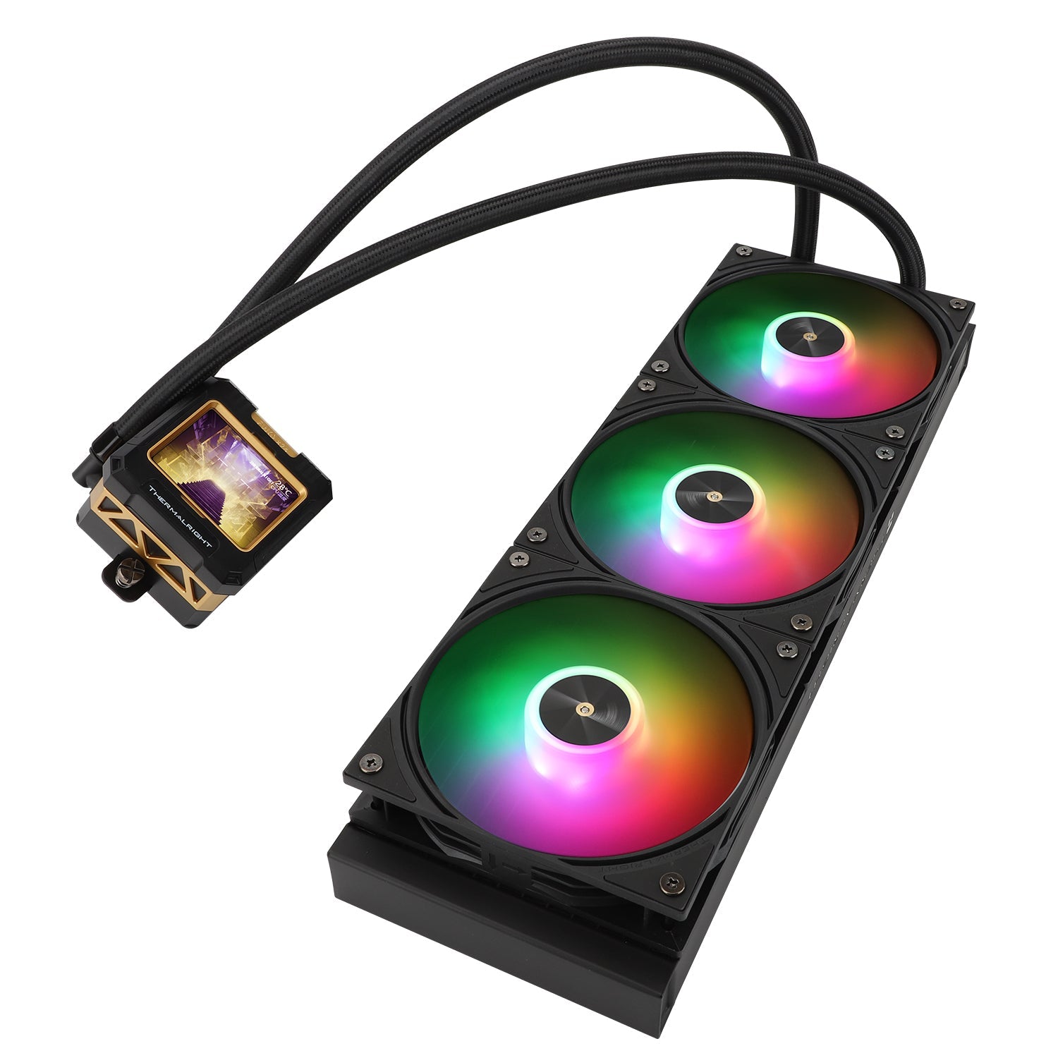 Thermalright Frozen Warframe Black ARGB - AIO, 360mm, LCD