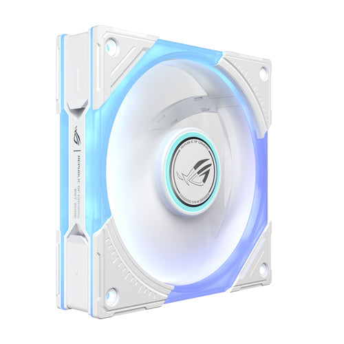 ASUS ROG Eurux GR120 ARGB Fan White Single Pack – set forfra
