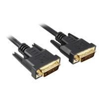 Sort Sharkoon DVI-D Dual Link kabel med 24+1 hanstik