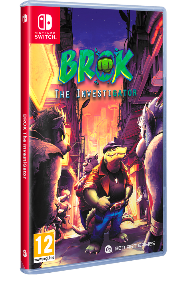 BROK the InvestiGator – Nintendo Switch – spilomslag