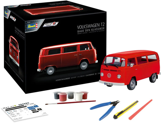 Revell 01034 – VW T2 Bus julekalender – 1:24