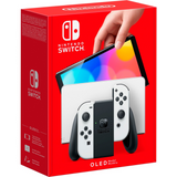 Nintendo Switch (OLED-modell), Spelkonsol (vit, Inkl. Minecraft)
