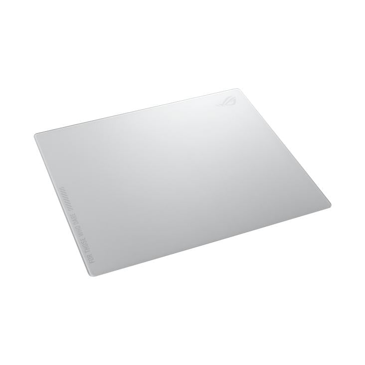 ASUS ROG Moonstone Ace L Tempered Glass Mousepad - White