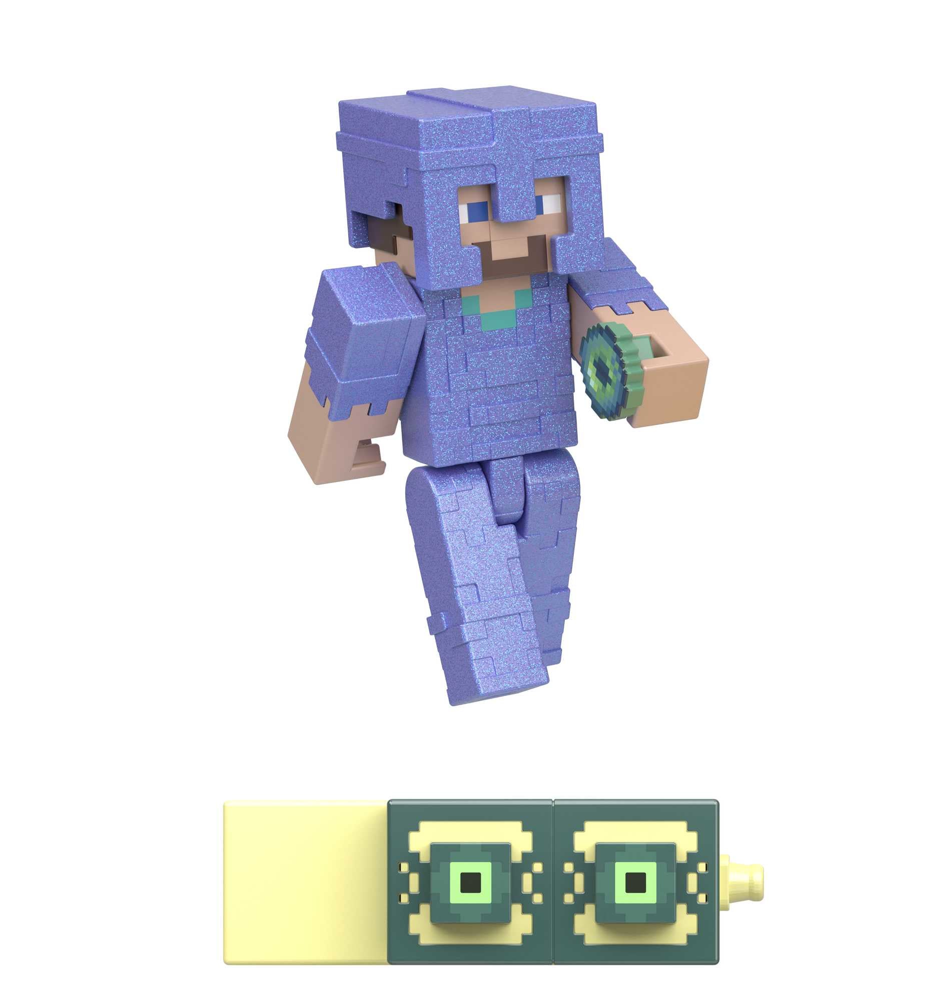 Minecraft - Biome Bygger 8cm Figur - Strong Steve (HLB14)