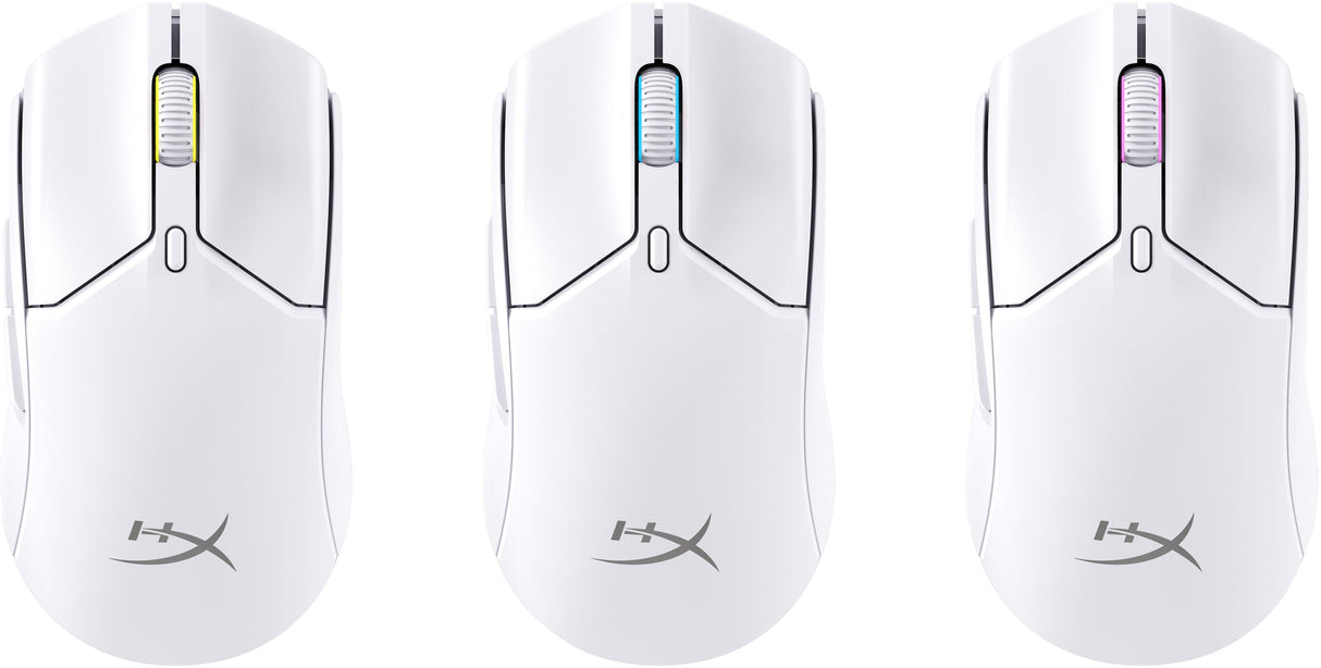 HyperX Pulsefire Haste 2 Mini Optisk Trådlös Kabel Vit