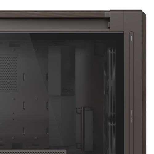 ASUS ProArt PA602 Wood Edition Retro Brown - Tempered Glass Panel – indvendig opbygning eller underside (vinkel 2)