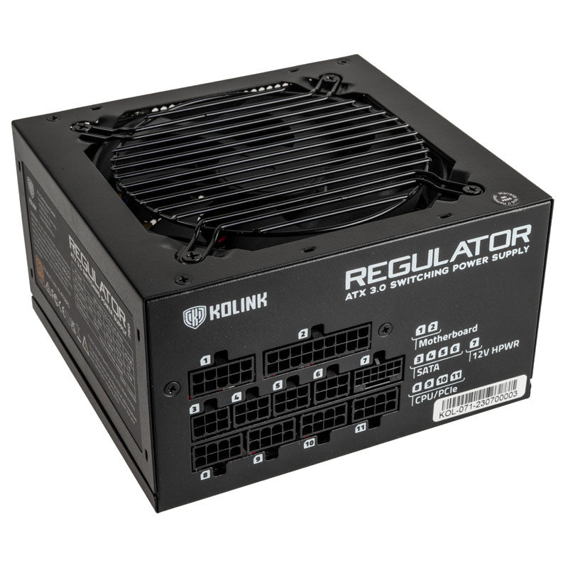 Kolink KL-R850FG PSU. Gen5. Guld - 850W, ATX 3.0, 600W 12VHPWR