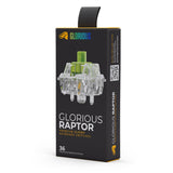 Glorious Mechancial Switches (36-pack) - Raptor - Lubed [Clicky]