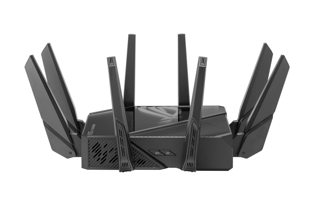 ASUS ROG Rapture GT-AXE16000 (EU+Storbritannien) Wifi 6 802.11ax fyrbands Gigabit-spelrouter