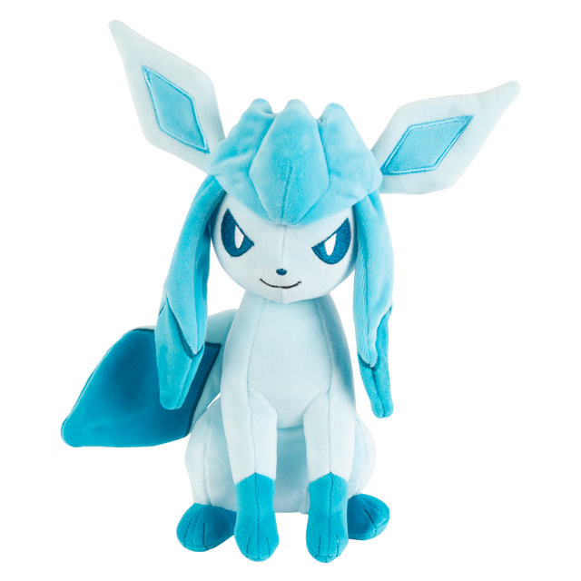 Pokémon Glaceon plysbamse 20 cm set forfra
