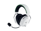 Razer BlackShark V3 Pro – Xbox – Trådløst headset – Hvid – hvidt Xbox-headset med mikrofon skråt forfra