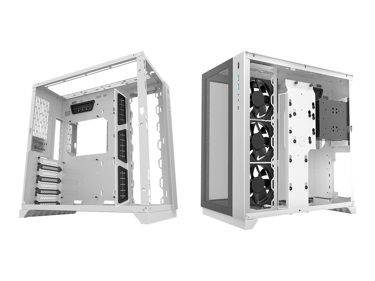 Lian Li PC-O11 Dynamic Midi Tower - Härdat Glas - Vit