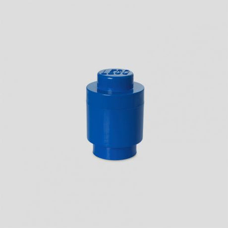 Room Copenhagen LEGO Storage Brick 1 round blue - RC40301731 Room Copenhagen