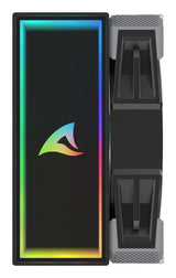 Sharkoon A50 RGB Black 230W TDP 5-Heatpipe 120mm PWM FDB ARGB CPU Air Cooler Sharkoon