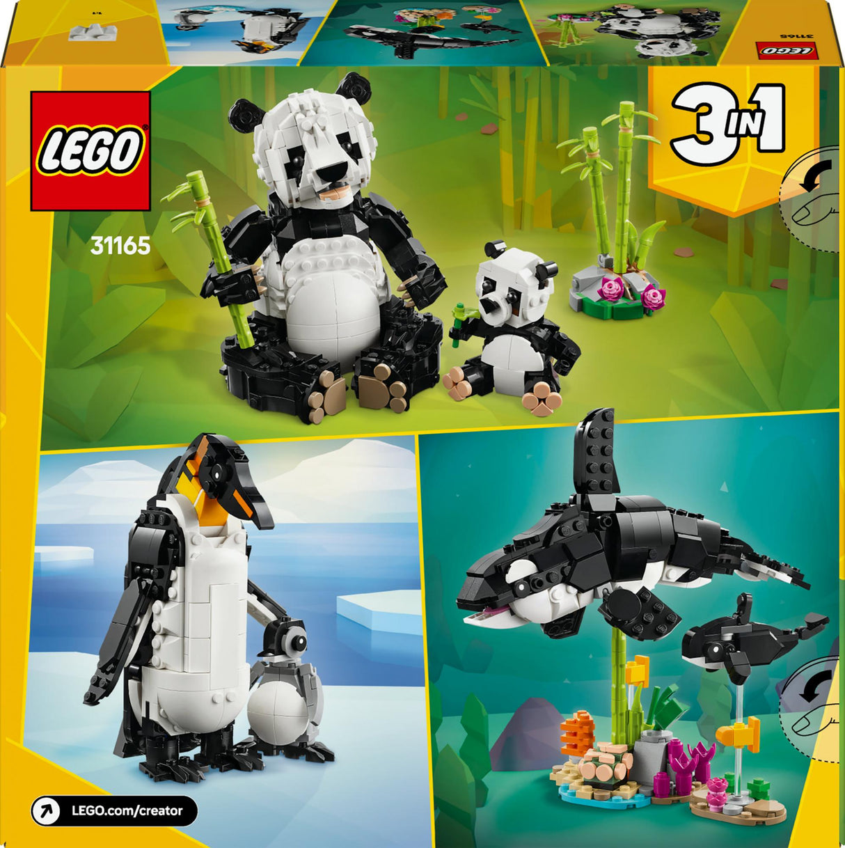 LEGO 31165 Creator 3-in-1 Wild Animals: Panda Family LEGO