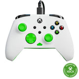 Turtle Beach Rematch Core Wired – Xbox/PC, hvid/grøn – Front med kabel