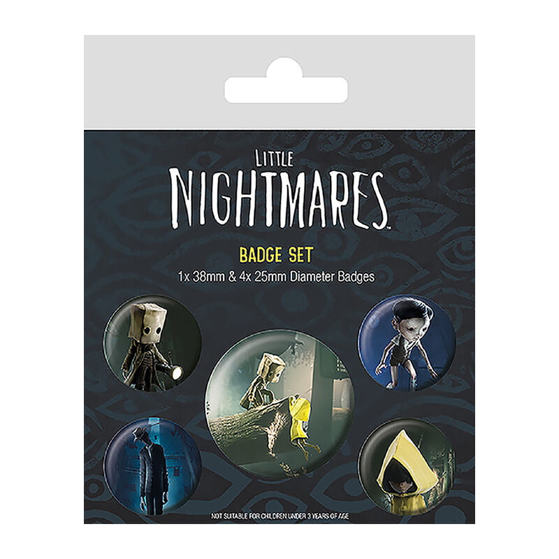 The Little Nightmare Ii Bagde Pack (5 Delar)