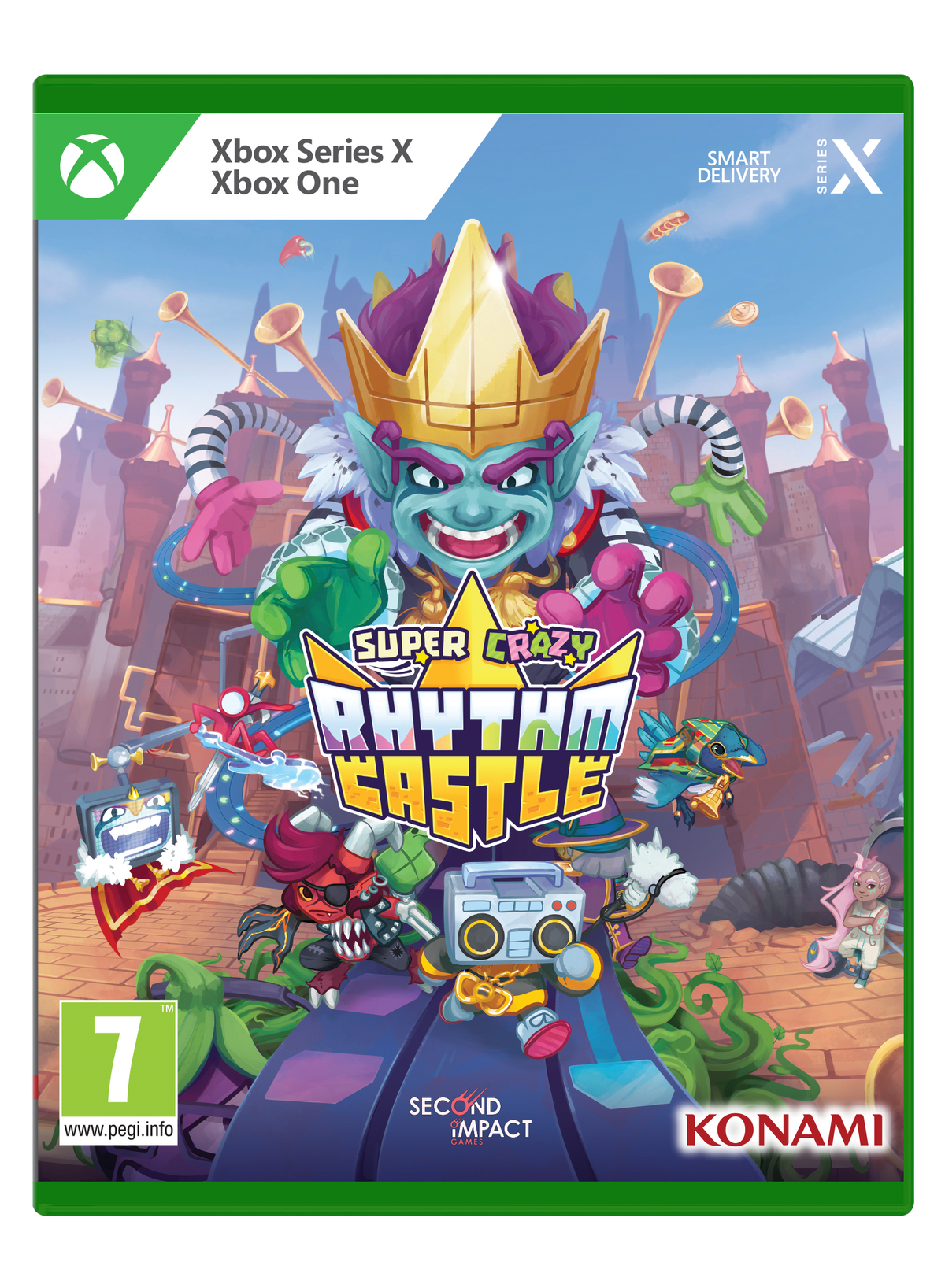 Super Crazy Rhythm Castle – Xbox One / Xbox Series X – spilomslag
